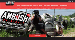 Desktop Screenshot of ambushpaintball.com